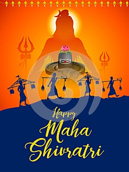 Lord Shiva Linga, Indian God of Hindu for Maha Shivratri festival of India