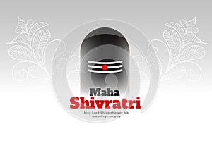 Lord shiva shivling design for maha shivratri festival