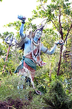Lord shiva statue at Gupta Vrindavan in Puri, Odisha, India.