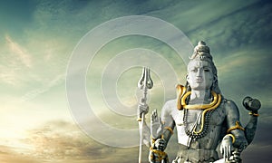 Lord shiva statue murudeshwara karnataka india shivaratri