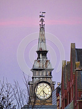 Lord street town hall and clock jan merseyside southport