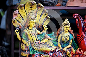 Lord Vishnu statue photo