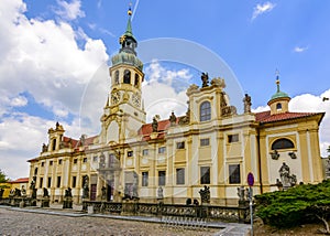 Loreta monastery building in Prague, Czech Republic