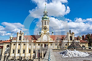 Loreta is a pilgrimage destination in Hradcany, Prague, Czech re