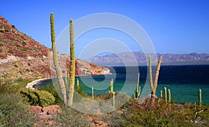 Loreto bays in baja california sur mexico