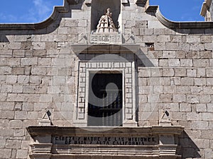 Loreto old mission on sunny day Baja California Sur Mexico