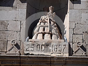 Loreto old mission on sunny day Baja California Sur Mexico