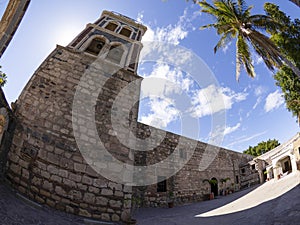 Loreto old mission on sunny day Baja California Sur Mexico