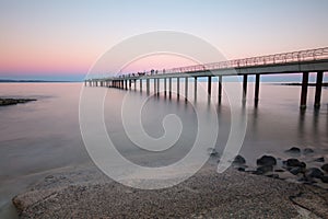 Lorne Pier at Sunset in Victoria Australia