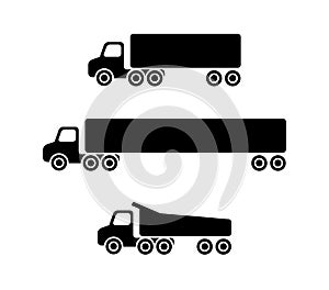 Lorries. A big transportation cars. Very long lorry