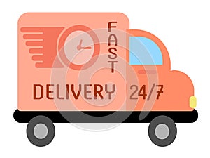 Lorry courier service round the clock delivery.