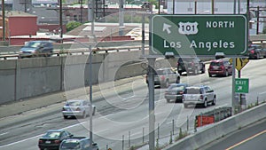 Los Angeles 101 Freeway Traffic