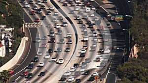 Los Angeles 101 Freeway Traffic (HD)