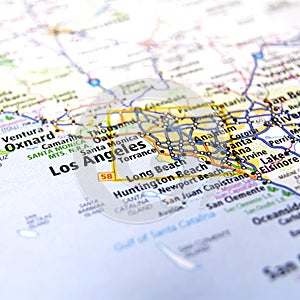 Los Angeles Area Map