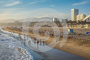 Santa Monica State Beach in Los Angeles, CA