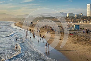 Santa Monica State Beach in Los Angeles, CA