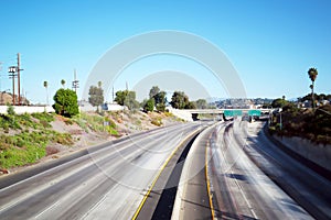 Los Angeles, California - Traffic on Interstate 5 â€“ Long Exposure