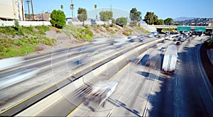 Los Angeles, California - Traffic on Interstate 5 â€“ Long Exposure