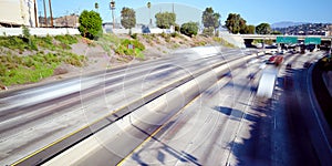 Los Angeles, California - Traffic on Interstate 5 â€“ Long Exposure