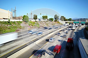 Los Angeles, California - Traffic on Interstate 5 â€“ Long Exposure