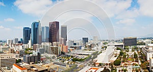 Los Angeles cityscape panorama photo
