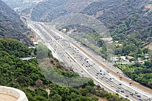 Los angeles congested highway