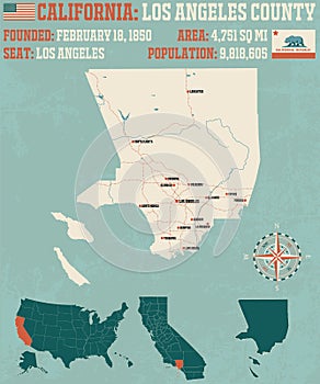 Los Angeles County in California.