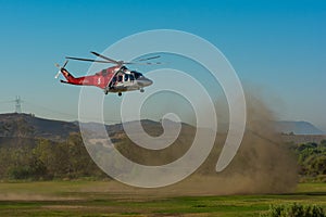 Los Angeles Fire Department helicopter