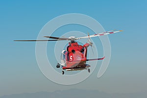 Los Angeles Fire Department helicopter