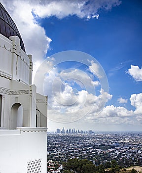 Los angeles from observatory griffith