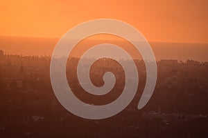 Los Angeles Ocean View from Baldwin Hills Overlook