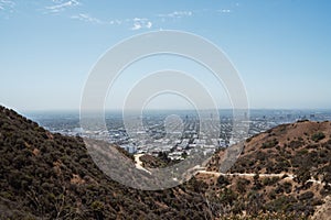 Los Angeles panorama from Hollywood hills