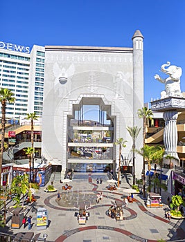 Los Angeles, patio at the Dolby theater.