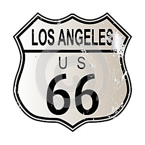 Los Angeles Route 66 Sign