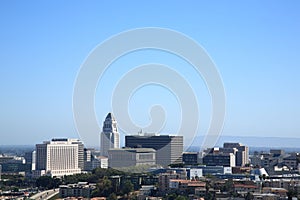 Los Angeles Skyline and City Hall