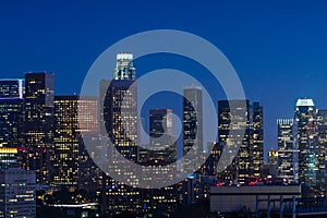 Los Angeles Skyline at Dusk