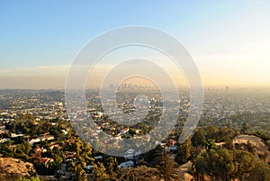 Los Angeles Skyline under Smog