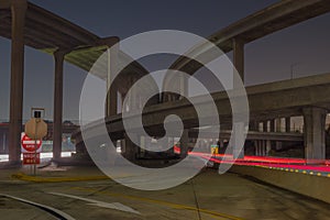 Los Angeles Traffic Long Exposure Lights