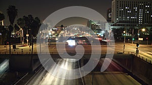 Los Angeles Traffic at Night