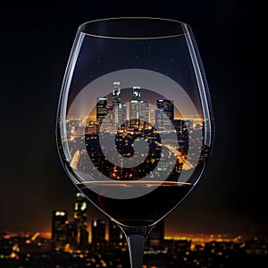 Los Angeles, USA, City Diorama Part of our cities in a glass series