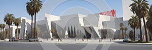 Los Angeles, USA, the Los Angeles Palace of Art, the epitome of modern architecture and exhibition art photo