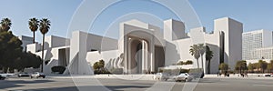USA, the Los Angeles Palace of the Arts (LACMA), the epitome of contemporary architecture and exhibition art photo