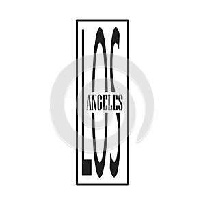 Los Angeles -  Vector illustration design for poster, textile, banner, t shirt graphics, fashion prints, slogan tees, stickers