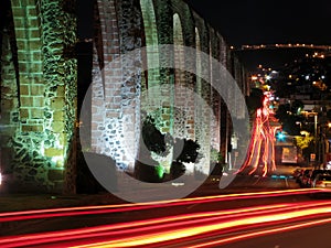 Los Arcos Aqueduct in Queretaro, Mexico. photo