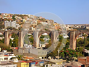 The Los Arcos (aqueduct) of Queretaro, Mexico. photo