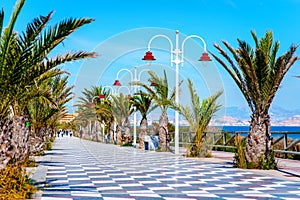 Los Arenales del Sol promenade, Spain photo