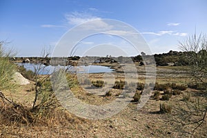 Los Barruecos Natural Monument in the middle of the Caceres peneplain