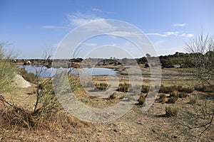 Los Barruecos Natural Monument in the middle of the Caceres peneplain