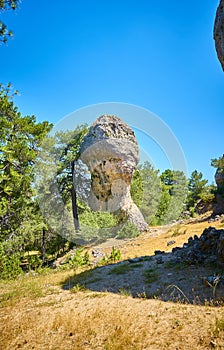 Los Callejones route in Las Majadas. Cuenca mountains in Cuenca. Castilla La Mancha. Spain photo