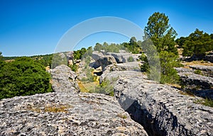 Los Callejones route in Las Majadas. Cuenca mountains in Cuenca. Castilla La Mancha. Spain photo